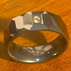 Genuine Diamond Tungsten men’s ring!